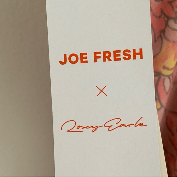 Joe Fresh x Roxy Earle Floral Ruffle One Piece Swimsuit Pink Sz S - Picture 6 of 7